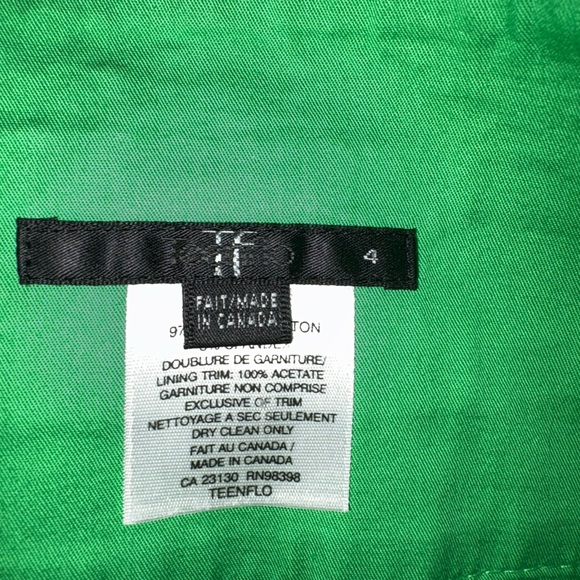 Teenflo Green Mini Pencil Skirt Resort Wear - Picture 2 of 5